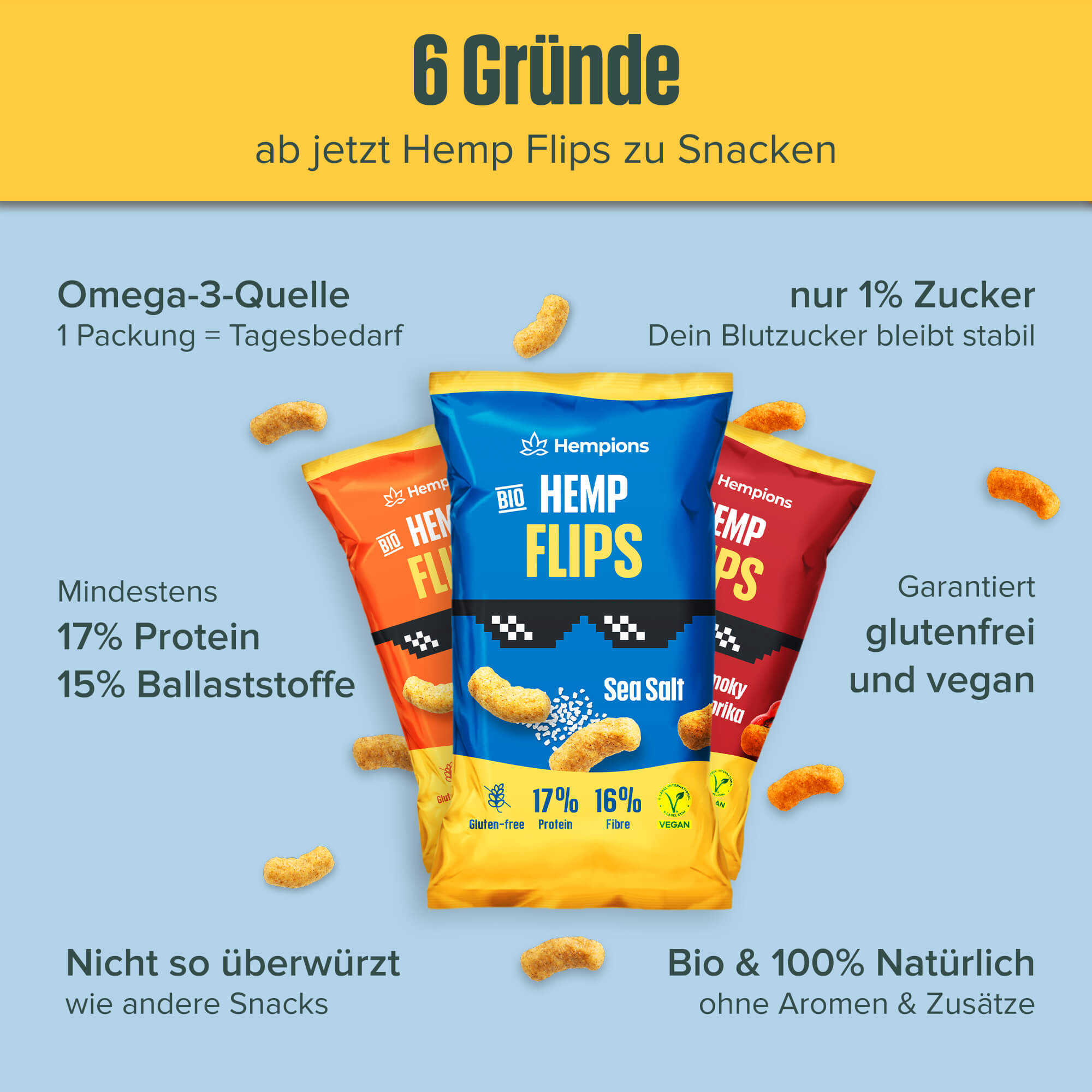 Bio Hemp Flips Lieblingsbox (12x) – Bild 2