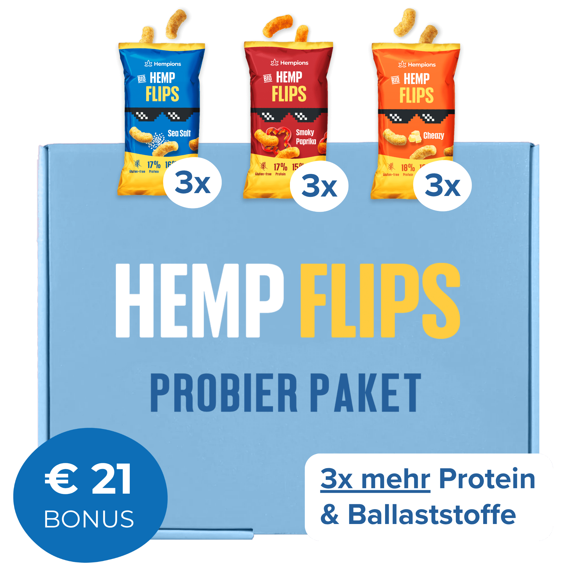 HEMP FLIPS - PROBIER PAKET