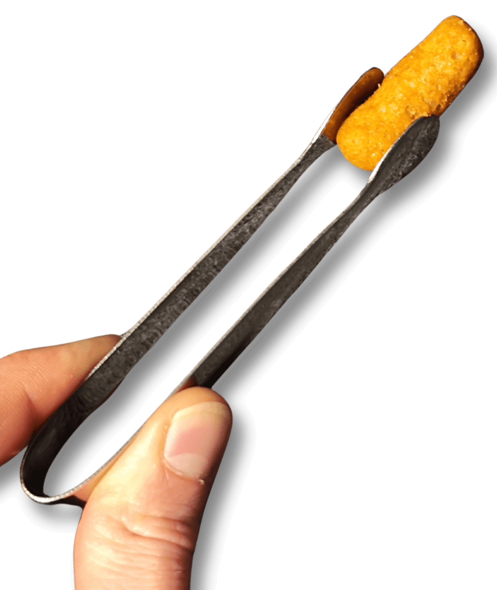 Edelstahl Snack Zange